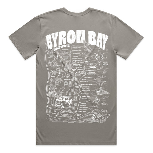 Byron Bay Surf Spots T-shirt
