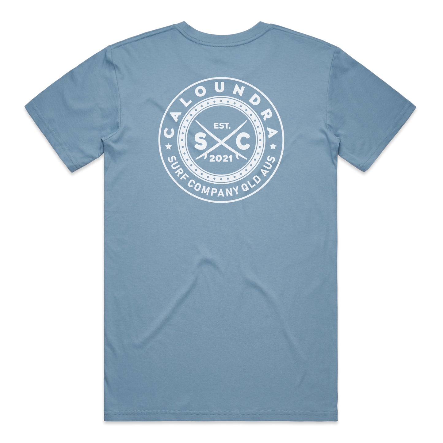 Original Caloundra SC T-shirt- Carolina Blue