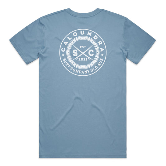 Original Caloundra SC T-shirt- Carolina Blue