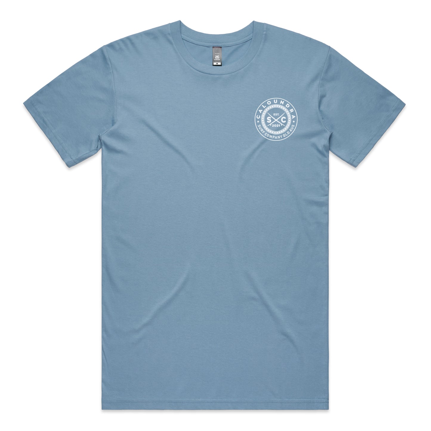 Original Caloundra SC T-shirt- Carolina Blue