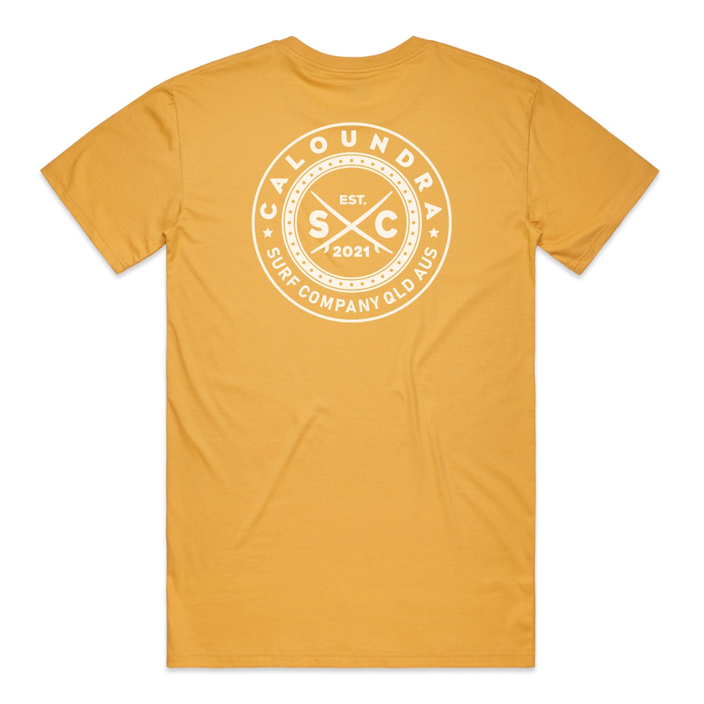 Original Caloundra SC T-shirt- Mustard
