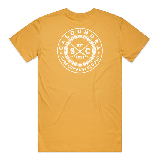 Original Caloundra SC T-shirt- Mustard