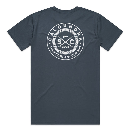 Original Caloundra SC T-shirt- Petrol Blue