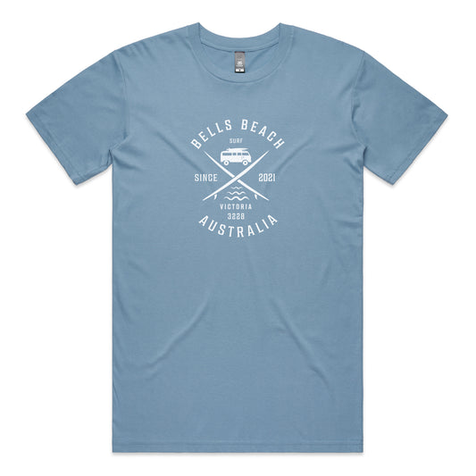 Kombi X Bells Beach T-shirt - Carolina Blue