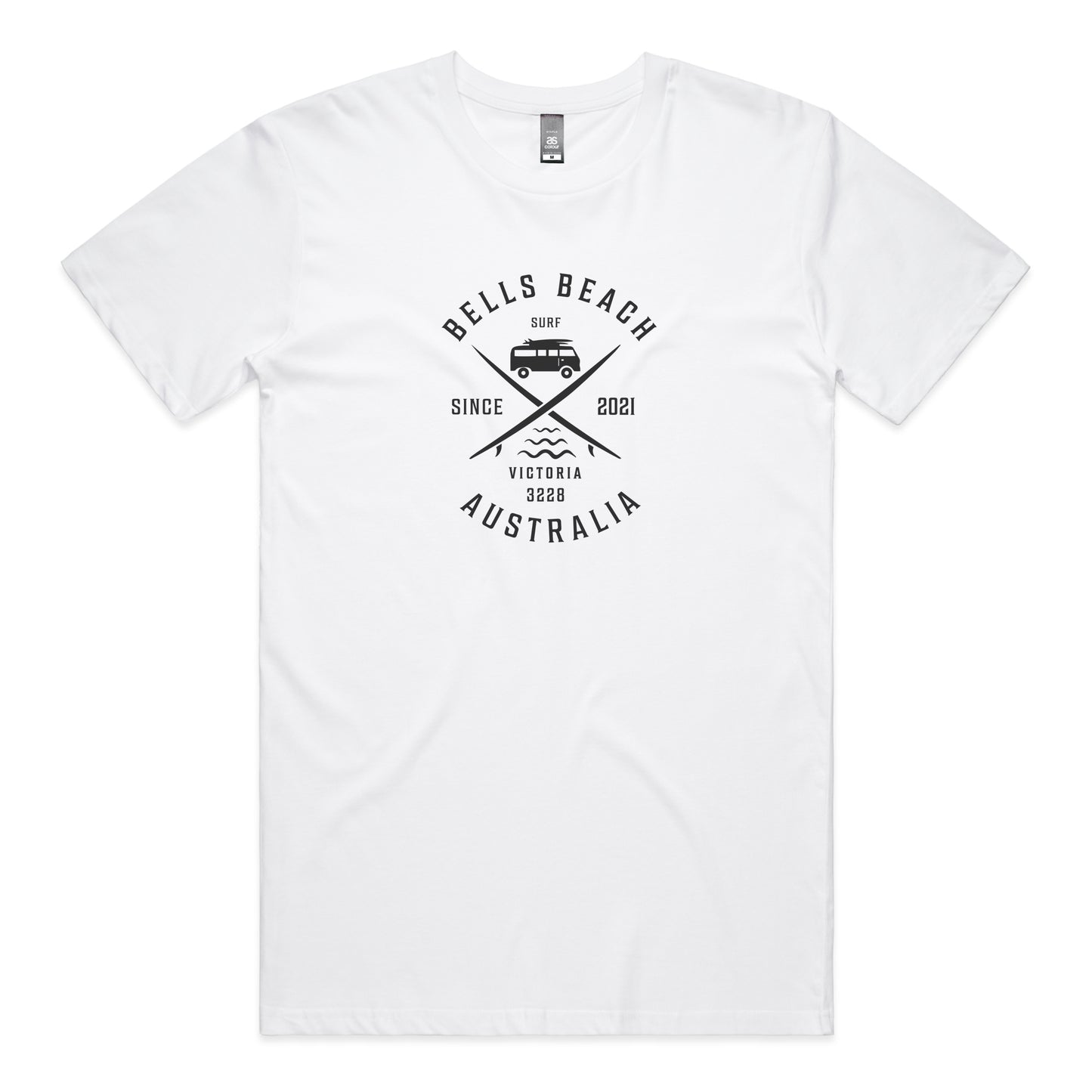 Bells Beach Kombi Cross T-shirt - White