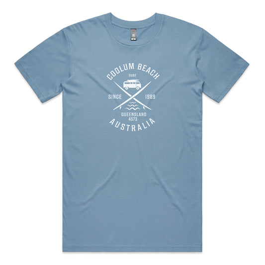 Coolum Beach Kombi Cross T-shirt