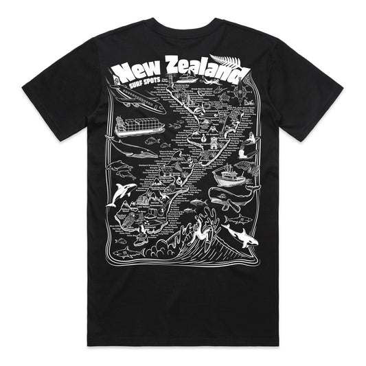 New Zealand Surf Spots T-shirt