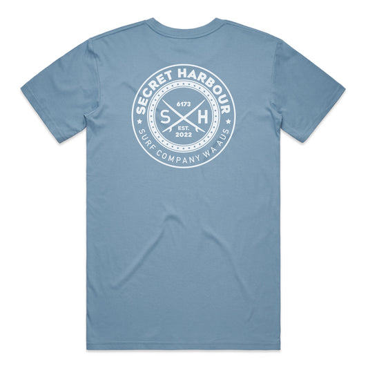 Original Secret Harbour WA T-shirt- Carolina Blue