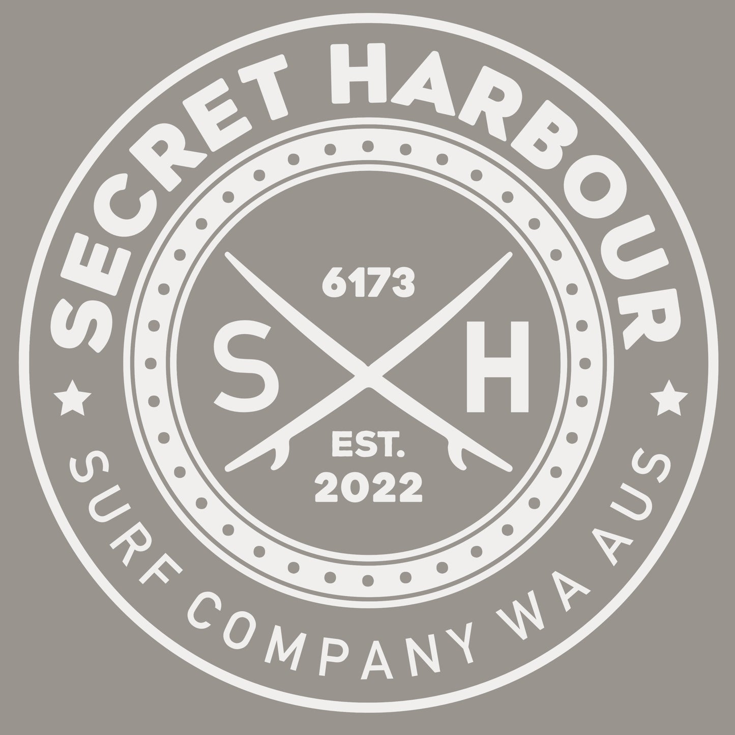 Original Secret Harbour WA T-shirt- Granite