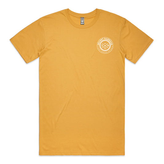 Original Secret Harbour WA T-shirt- Mustard