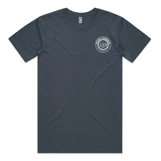 Original Secret Harbour WA T-shirt- Petrol Blue