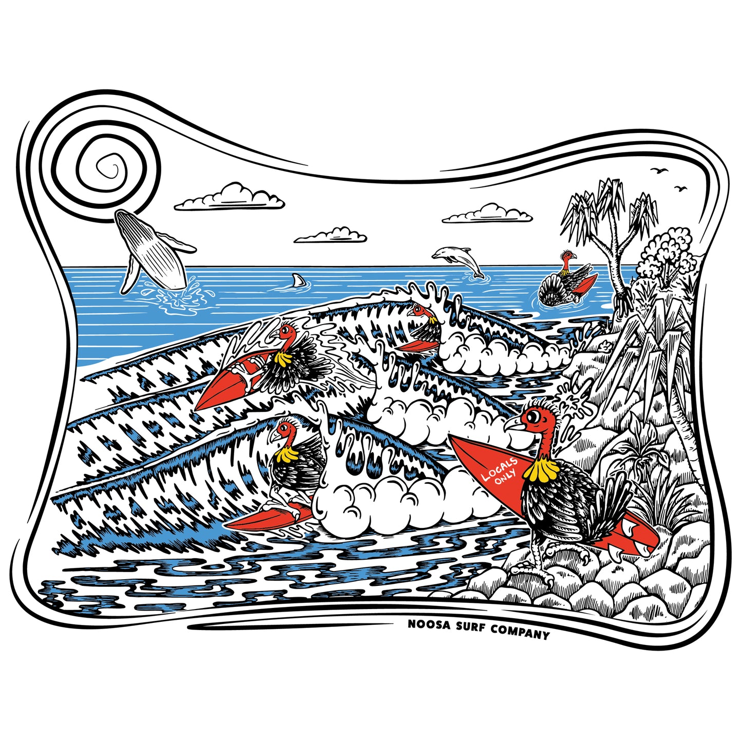 Turkey Surf T-shirt - White