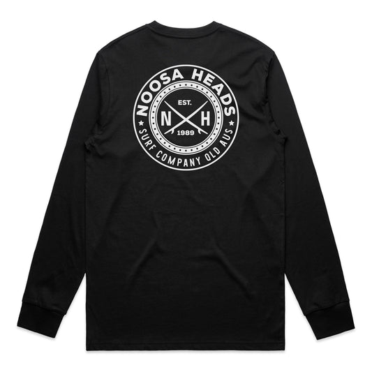 Noosa Heads 1989 Long Sleeve T-shirt - Black