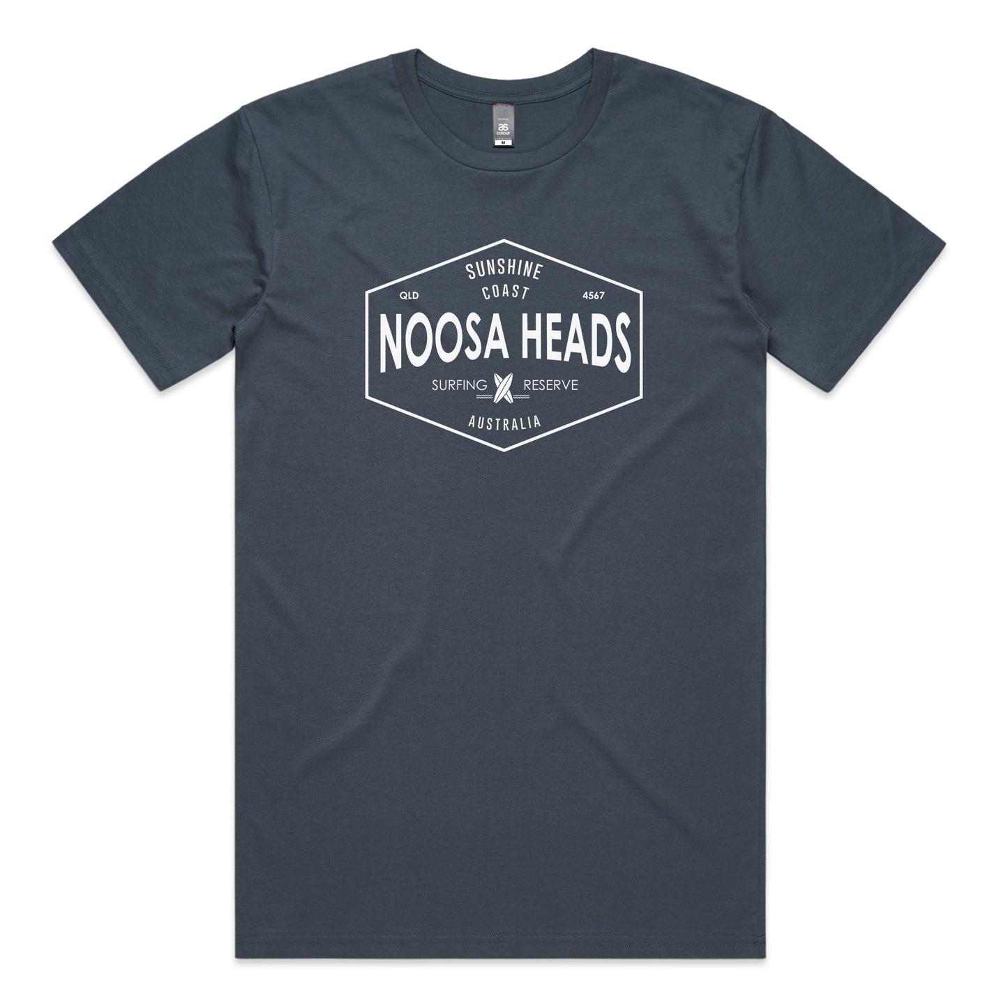 Noosa Surfing Reserve T-shirt - Petrol Blue