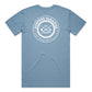 Surfers Paradise Badge T-shirt - Carolina Blue