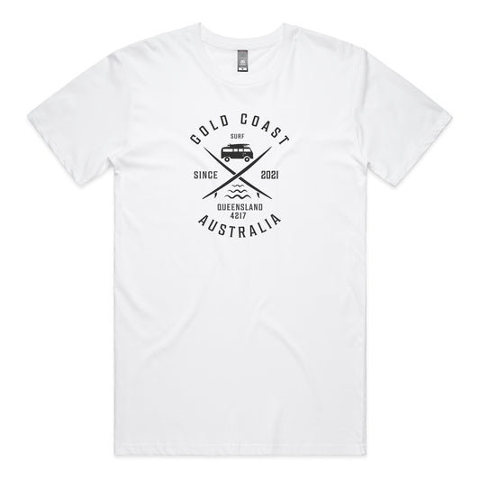 Gold Coast Kombi Cross T-shirt - White