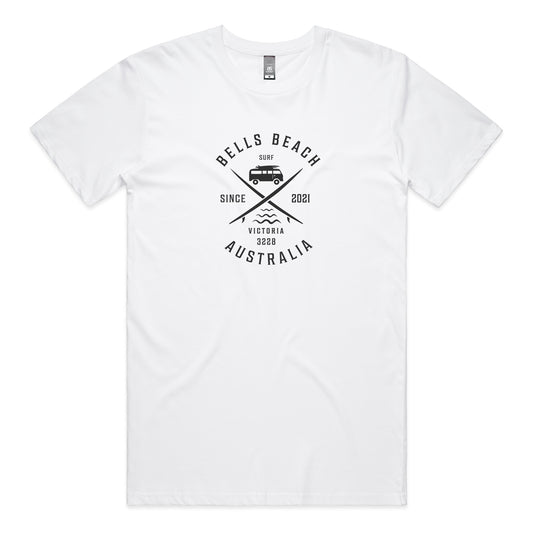 Bells Beach Kombi Cross T-shirt - White