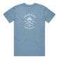 Coolum Beach Kombi Cross T-shirt - Carolina Blue