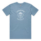 Peregian Beach Kombi Cross T-shirt - Carolina Blue