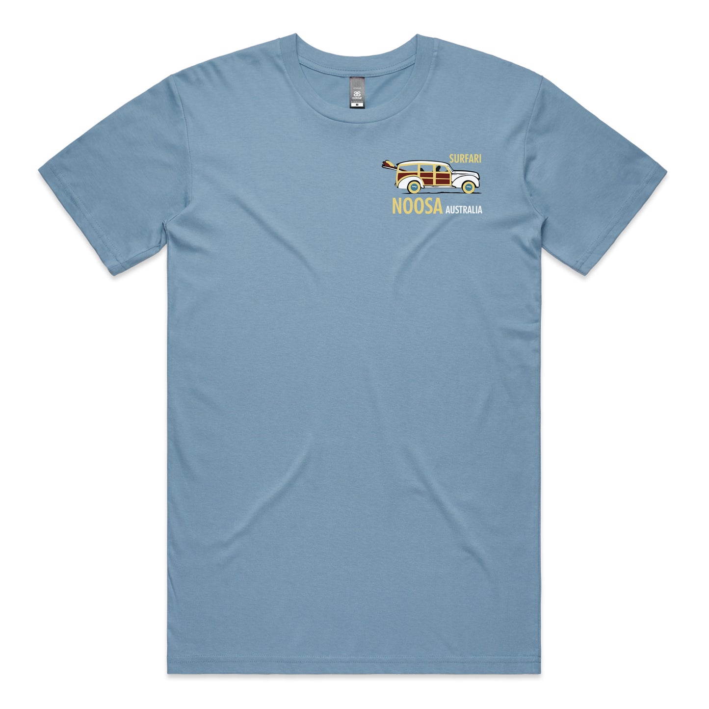 Noosa Surfari T-shirt - Carolina Blue