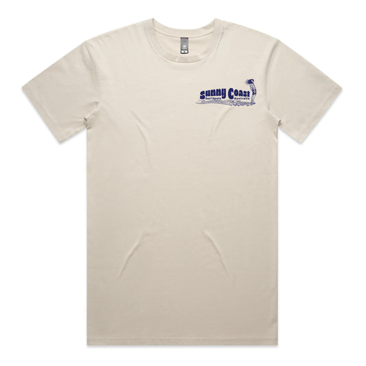 Sunny Coast Surf Spots T-shirt - Bone