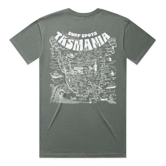 Tasmania Surf Spots T-shirt