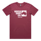 Map T-shirt - Berry